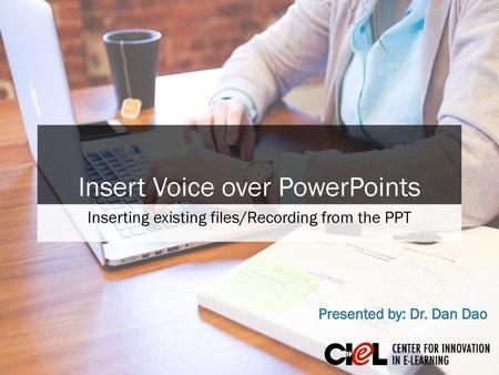 Insert Voice over PowerPoints