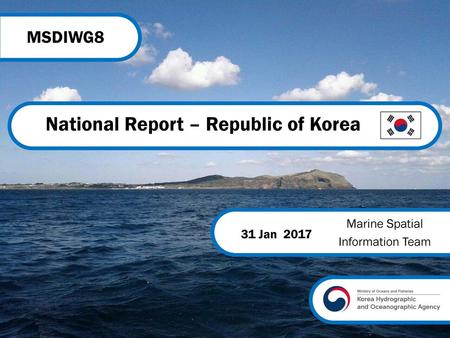 National Report – Republic of Korea