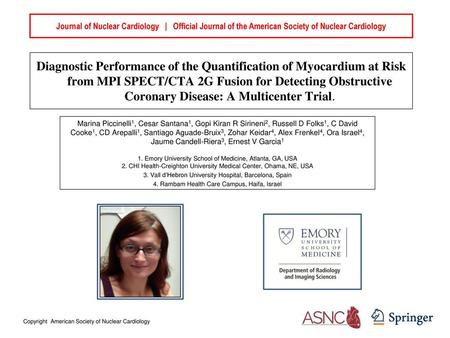 Journal of Nuclear Cardiology | Official Journal of the American Society of Nuclear Cardiology Diagnostic Performance of the Quantification of Myocardium.
