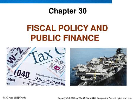FISCAL POLICY AND PUBLIC FINANCE
