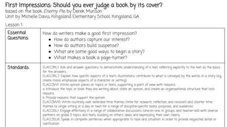 First Impressions: Should you ever judge a book by its cover?