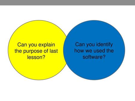 Can you explain the purpose of last lesson?