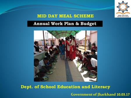 Annual Work Plan & Budget Dept. of School Education and Literacy
