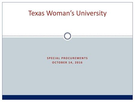 Texas Woman’s University