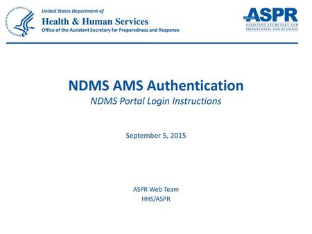 NDMS AMS Authentication