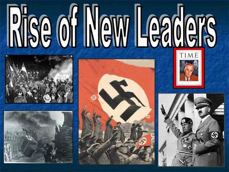 Rise of New Leaders.