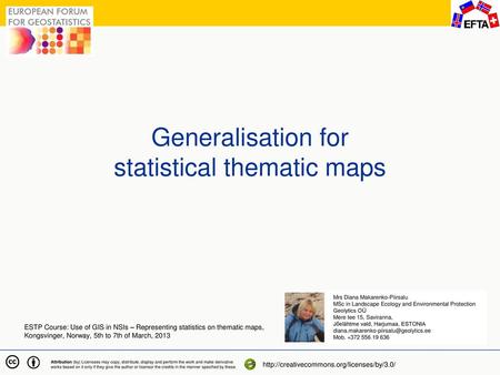 Generalisation for statistical thematic maps
