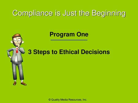 Compliance is Just the Beginning