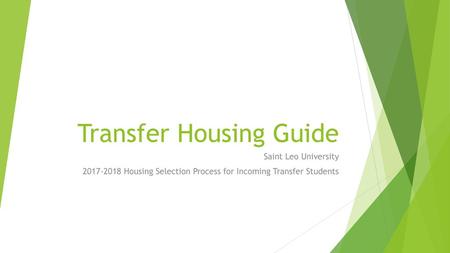 Transfer Housing Guide