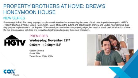 Property brothers at home: drew’s honeymoon house