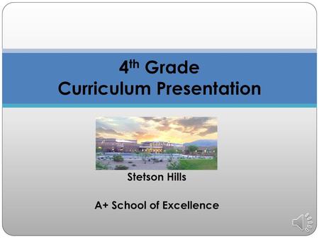 4th Grade Curriculum Presentation