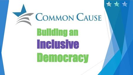 Building an Inclusive Democracy