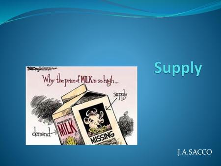 Supply J.A.SACCO.