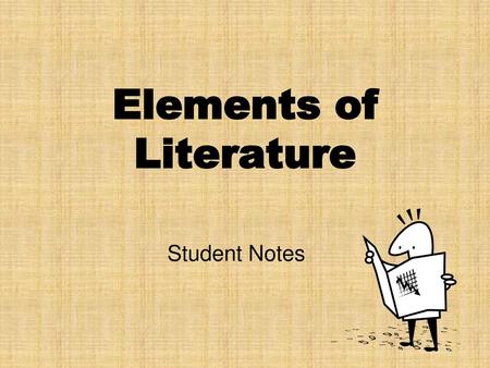 Elements of Literature