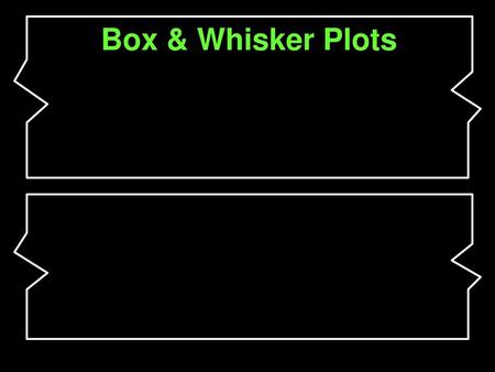 Math 2A: 12-3 Box & Whisker Plots