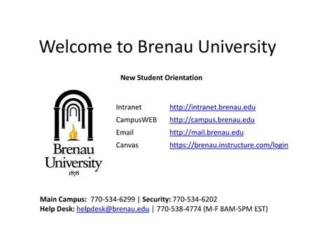 Welcome to Brenau University
