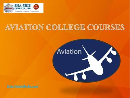 AVIATION COLLEGE COURSES