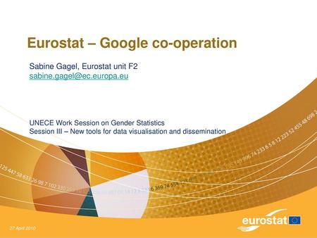 Eurostat – Google co-operation