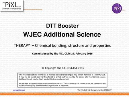 WJEC Additional Science