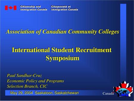 International Student Recruitment Symposium