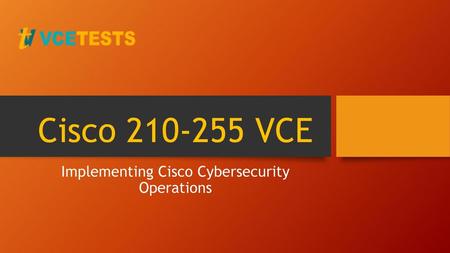 Implementing Cisco Cybersecurity Operations