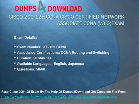 Cisco CCNA Cisco Certified Network Associate CCNA (v3.0)Exam