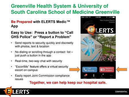 Be Prepared with ELERTS Medic™   App
