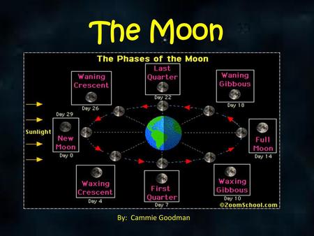 The Moon By: Cammie Goodman.