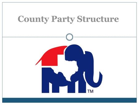 County Party Structure