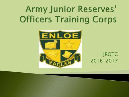 Army Junior Reserves’ Officers Training Corps