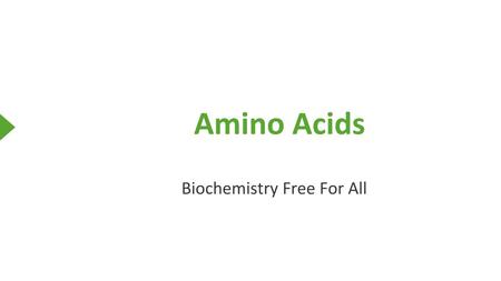 Biochemistry Free For All