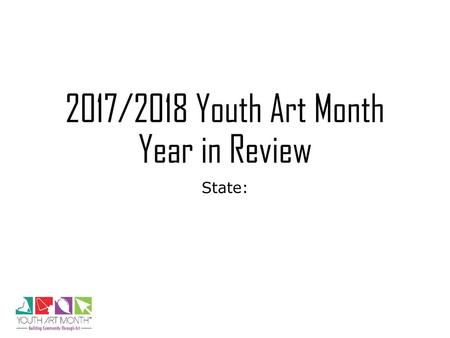 2017/2018 Youth Art Month Year in Review