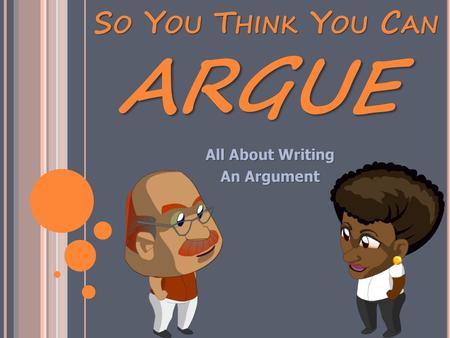 All About Writing An Argument