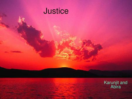 Justice Karunjit and Abira.