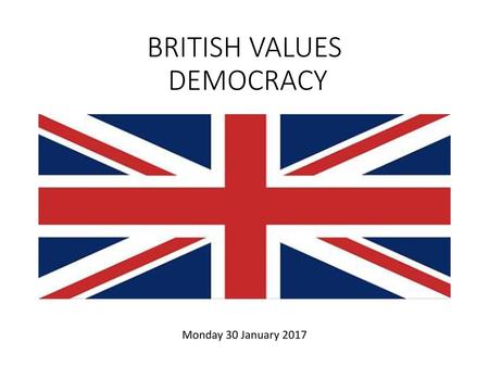 BRITISH VALUES DEMOCRACY