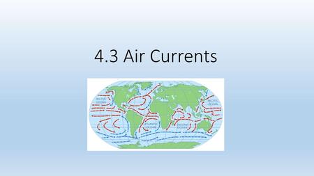4.3 Air Currents.