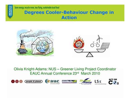 Degrees Cooler-Behaviour Change in Action
