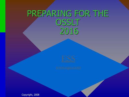 PREPARING FOR THE OSSLT 2016