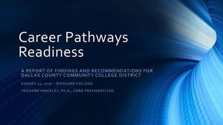 Career Pathways Readiness