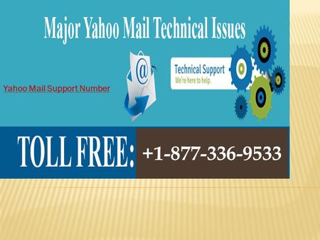 Yahoo Mail Support Number USA 1877-503-0107