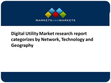 Digital Utility Market research report categorizes by Network, Technology and Geography.