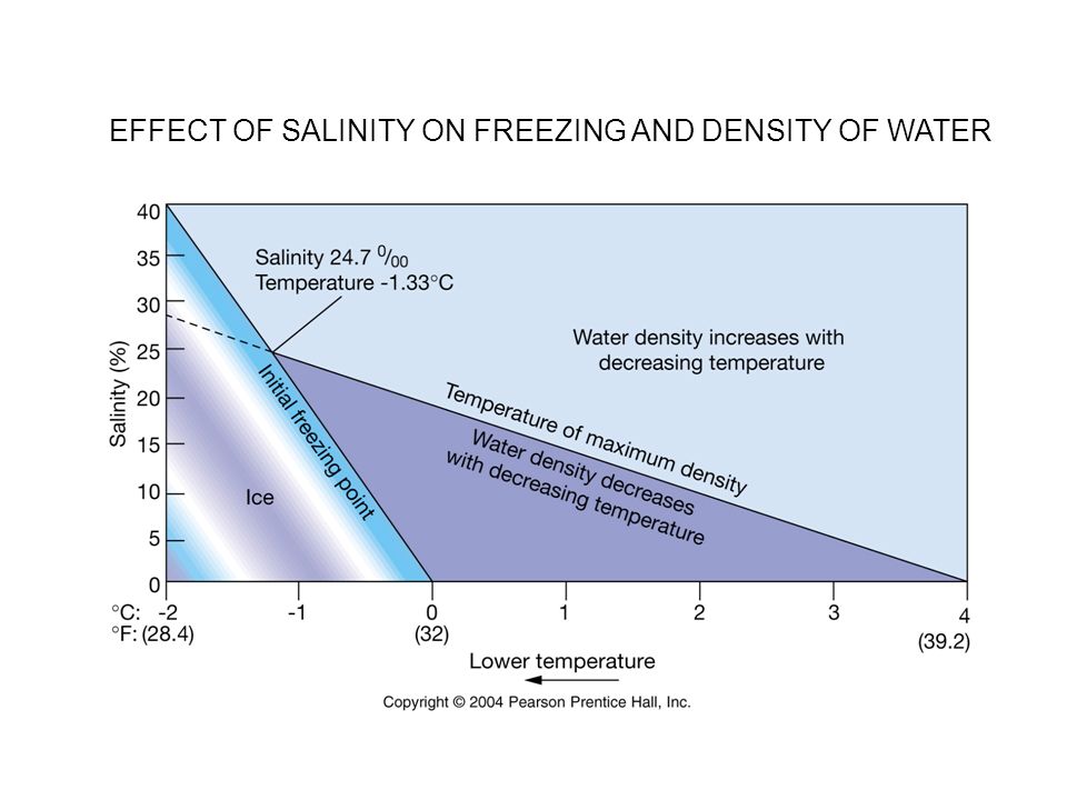 salinity and density