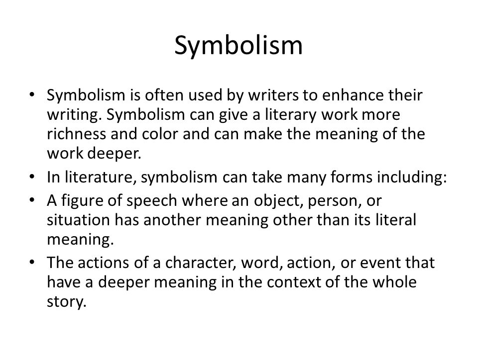 Symbolism Definition and Examples in Literature