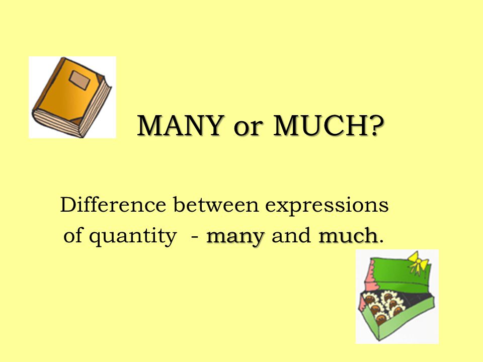What's the Difference Between Many and Much?