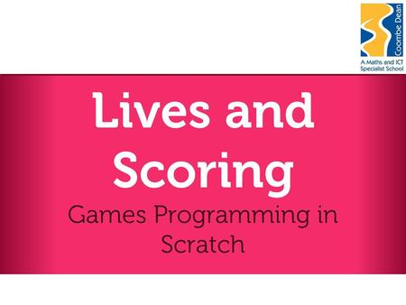 Games Programming in Scratch