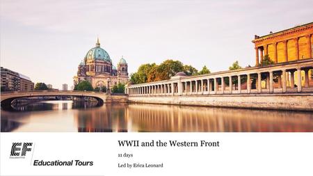 WWII and the Western Front
