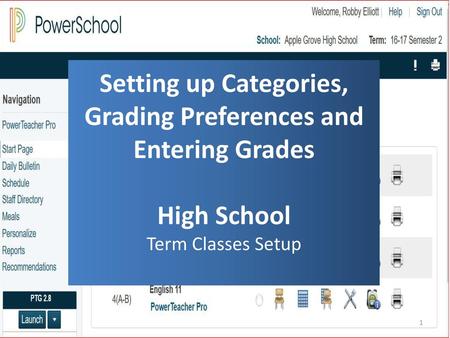 Setting up Categories, Grading Preferences and Entering Grades