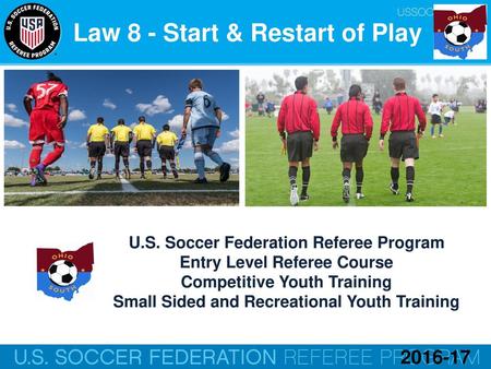 Law 8 - Start & Restart of Play