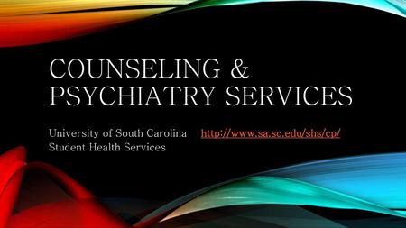 Counseling & Psychiatry Services