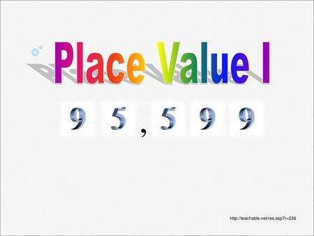 Place Value I , http://teachable.net/res.asp?r=226.